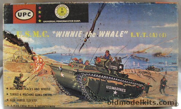 UPC 1/40 USMC 'Winnie the Whale' LVT(A)(4) with 75mm Gun (Ex-Adams), 157-200 plastic model kit